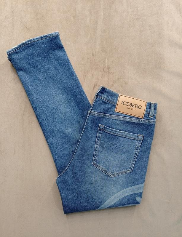 Homme Iceberg Jeans Bleu Denim 34