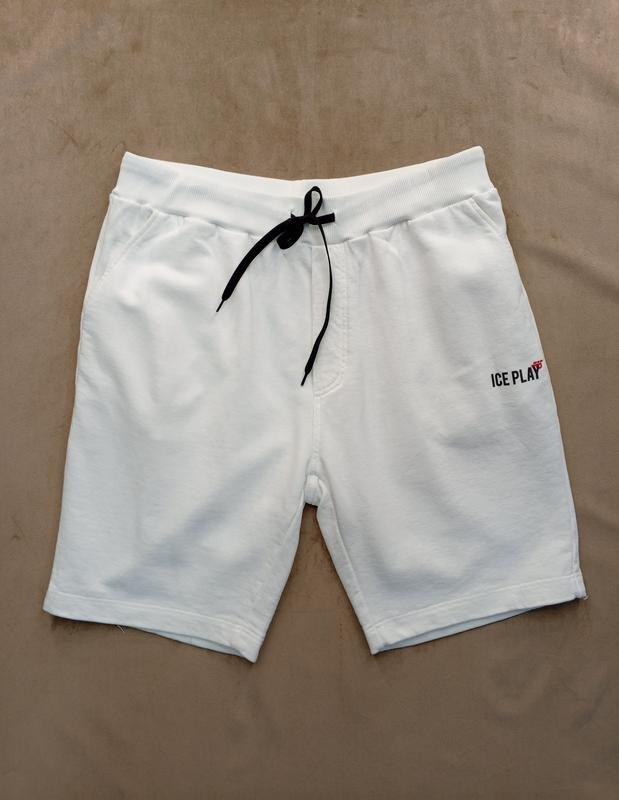 Homme Iceberg Shorts Blanc Tricot L