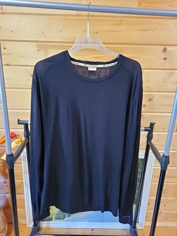 Мужской BOSS Orange Реглан Чёрный Хлопок 40 /L /