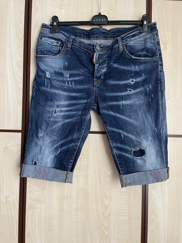 Uomo Dsquared² Shorts Blu Navy 33 / L / 48