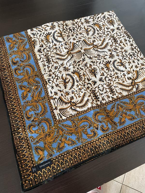 Dsquared² Sciarpa Bianca Cotone