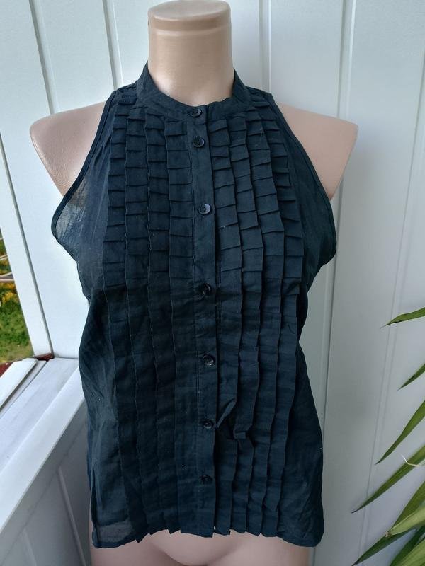 Damen Barker Hemd Schwarz 34 / XS / 42