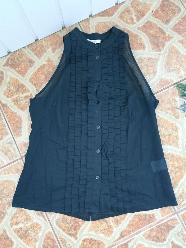 Damen Barker Hemd Schwarz 34 / XS / 42