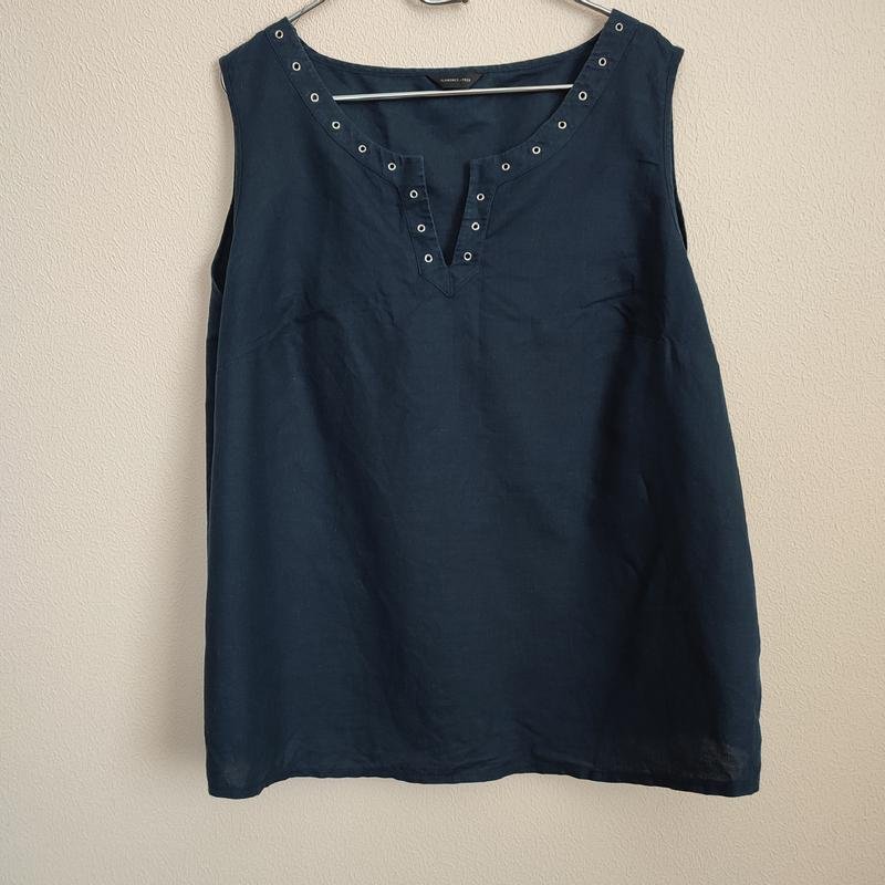 Женская Florence Fred Блуза Тёмно-синий Лен 40 / L