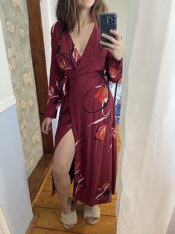 Femme Gestuz Robe Bourgogne Viscose 36