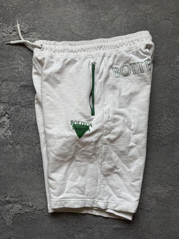 Homme Bottega Veneta Shorts Blanc Cuir 33 / L / 48