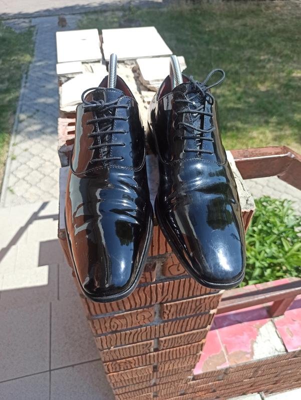 Men Boss Heels Black Leather 43