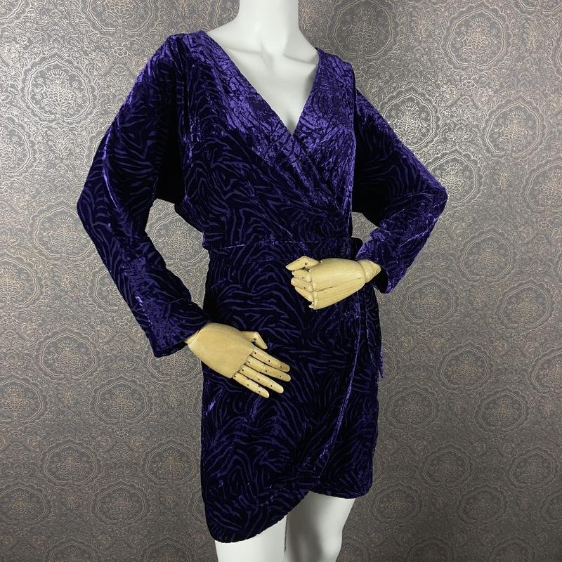 Donna & Other Stories Abito Viola Viscosa 34