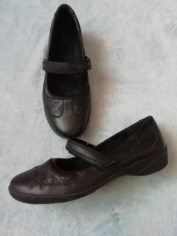 Damen Clarks Absätze Schwarz Leder 39