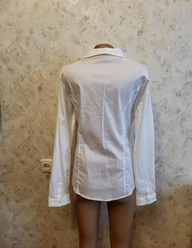 Женская Рубашка Белая Хлопок 38 / М / 46