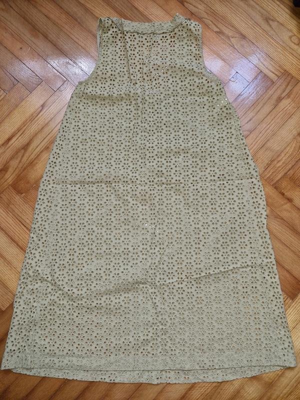 Женское Cacharel Платье Хаки Хлопок 36