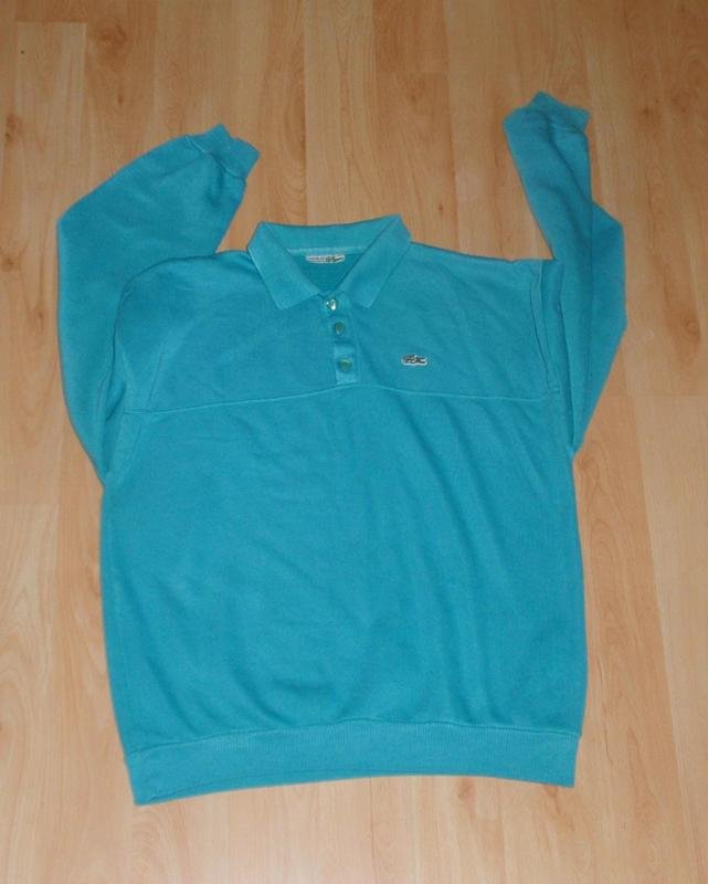 Herren Lacoste Polo Türkis Baumwolle L