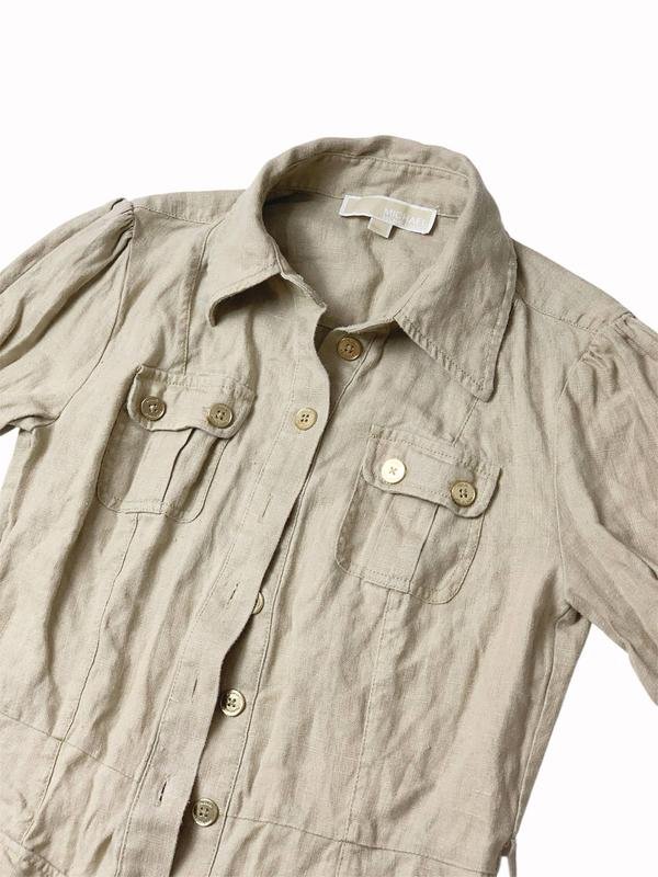 Donna Michael Kors Abito Beige Canapa 32 / XXS /