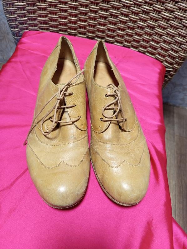 Женские Lloyd Оксфорды Бежевый Кожа 39.5