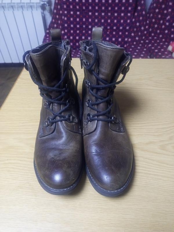 Женские Bugatti Ботинки Коричневый Кожа 39