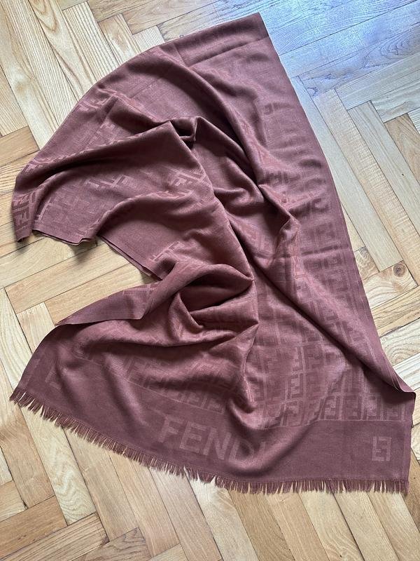 Femme Fendi Écharpe Marron