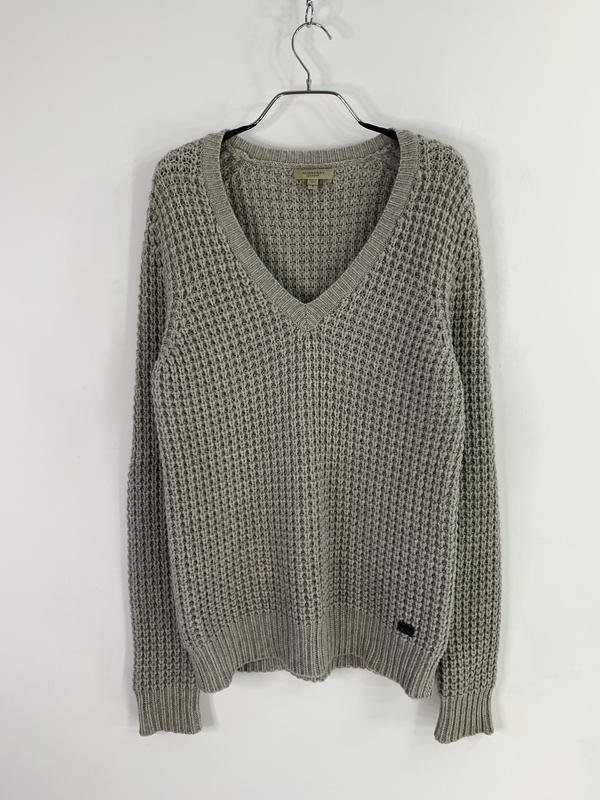 Herren Burberry Pullover Grau Kaschmir 36 / S / 44