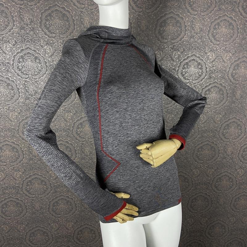 Women Nike Pro Thermal Top Grey Nylon 36 / S / 44