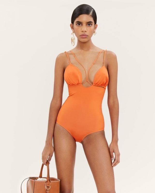 Damen Jacquemus Badeanzug Orange 38 / M / 46