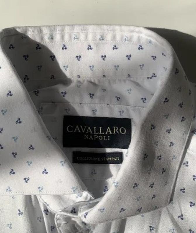 Мужской Bagnoli Sartoria Napoli Сорочка Белая 38 /