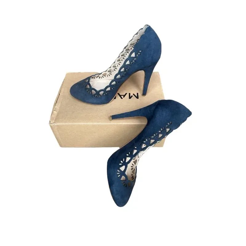 Женские ZARA Туфли Синие Замша 37