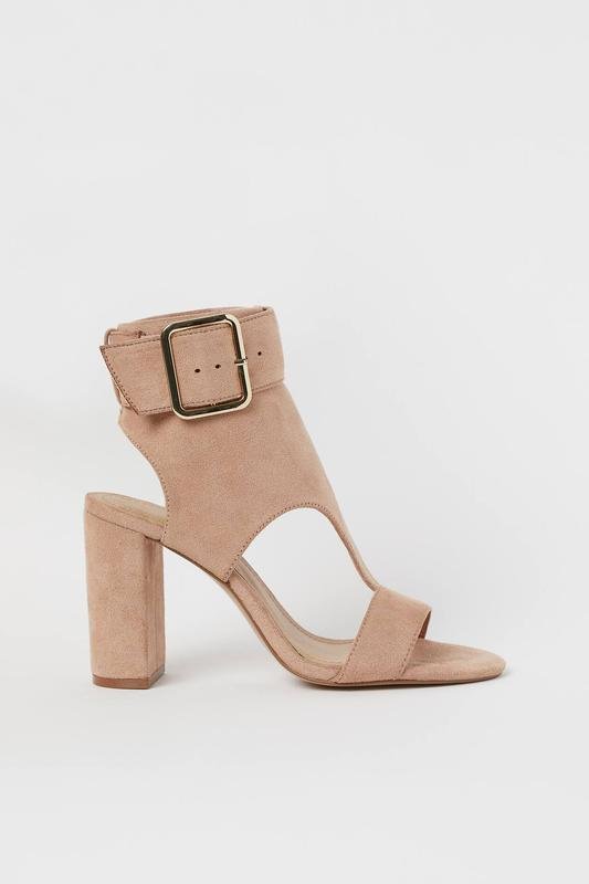 Femme H&M Talons Beige Suède 35