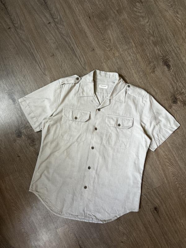 Herren Dries Van Noten Hemd Grau Baumwolle 38 / M