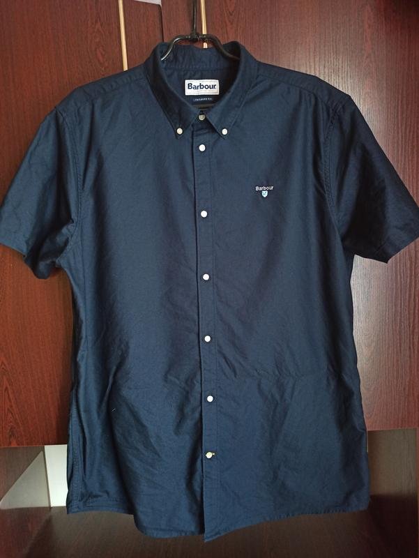 Herren Barbour T-Shirt Schwarz Baumwolle 42 / XL /