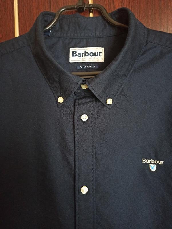 Herren Barbour T-Shirt Schwarz Baumwolle 42 / XL /