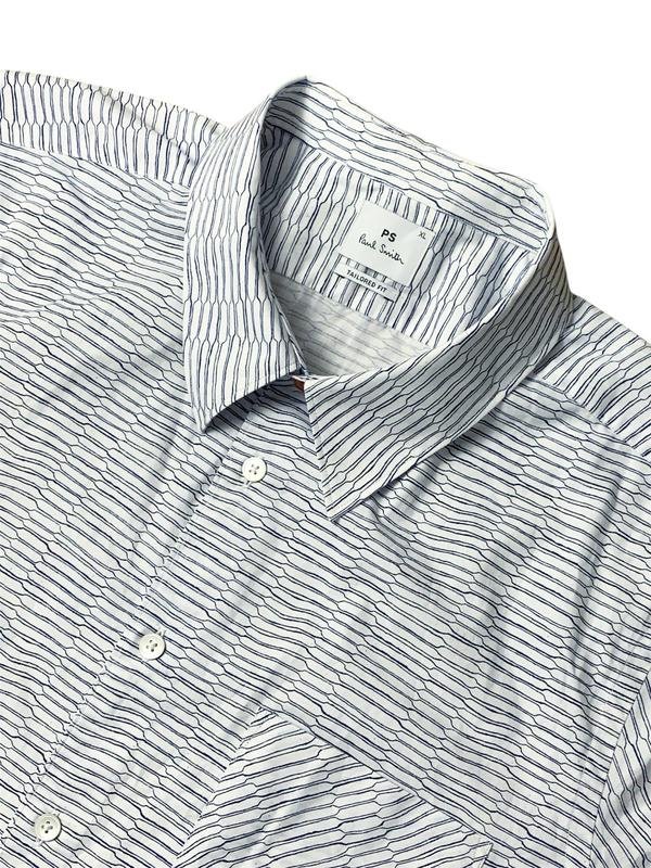Мужской Paul Smith Сорочка Белый Хлопок 40 /L / 48