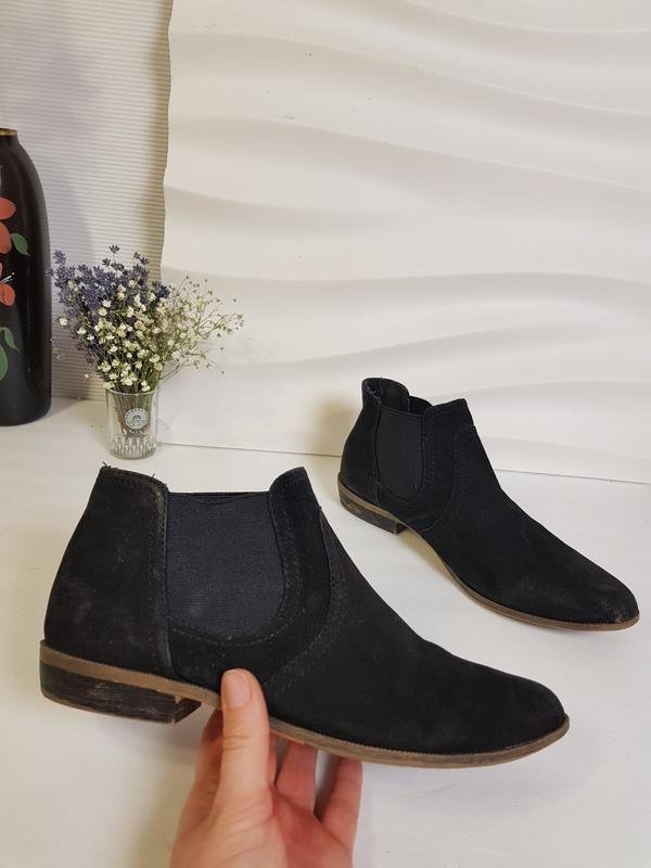 Женские Roberto Santi Челси Ботильоны Чёрный Кожа