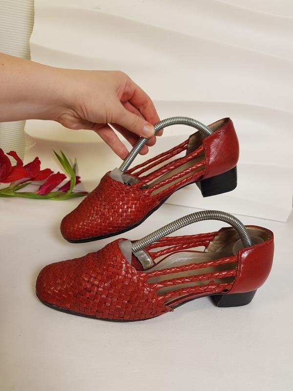 Femme Comfort Colors Talons Rouge Cuir 37.5