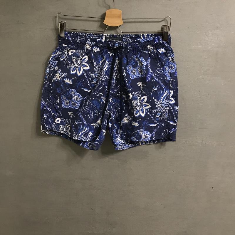 Мужские Etro Шорты Тёмно-синий Хлопок 29