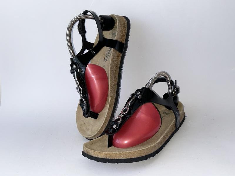 Women Mephisto Sandals Black Leather 39