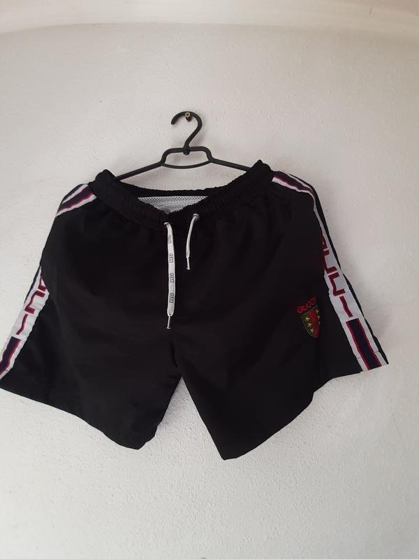Herren Gucci Shorts Schwarz Polyamid 32 / M / 46