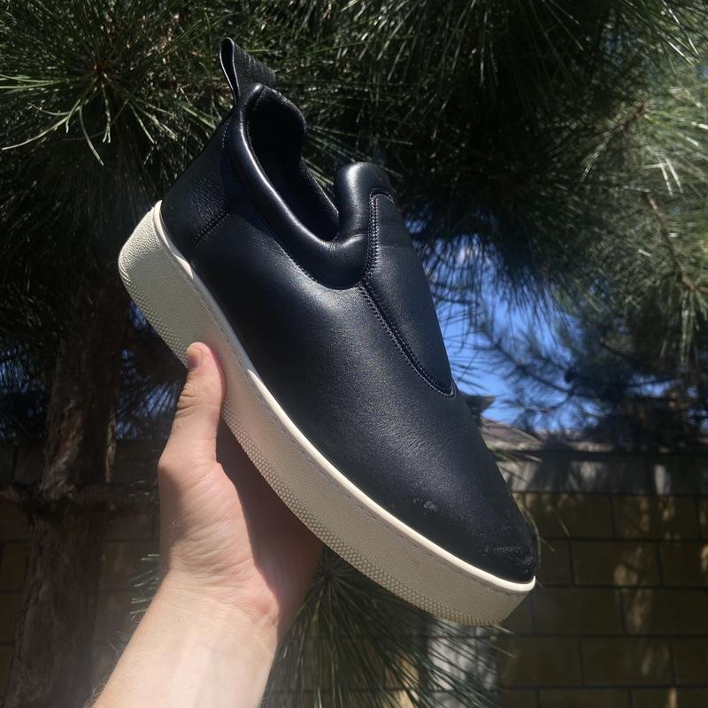 Women Celine Loafers Black Leather 41