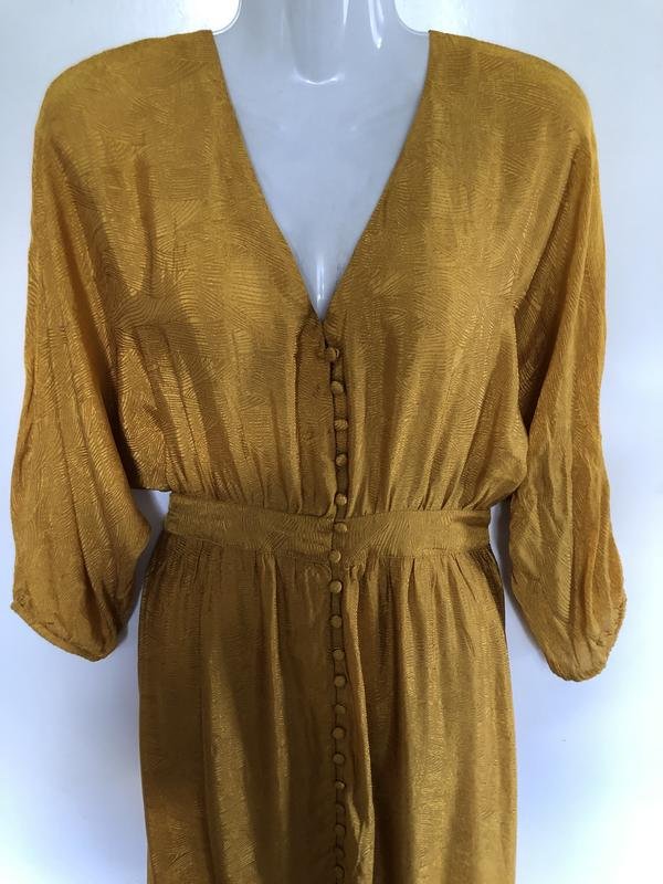 Femme Gestuz Robe Or Viscose 36