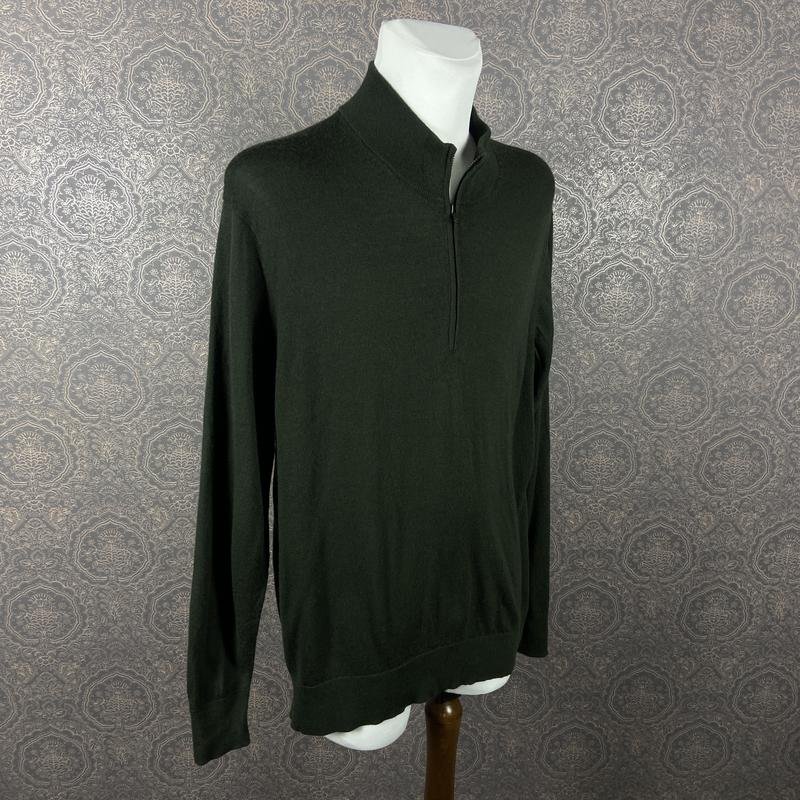 Women Uniqlo Sweater Green Wool 42 / XL / 50