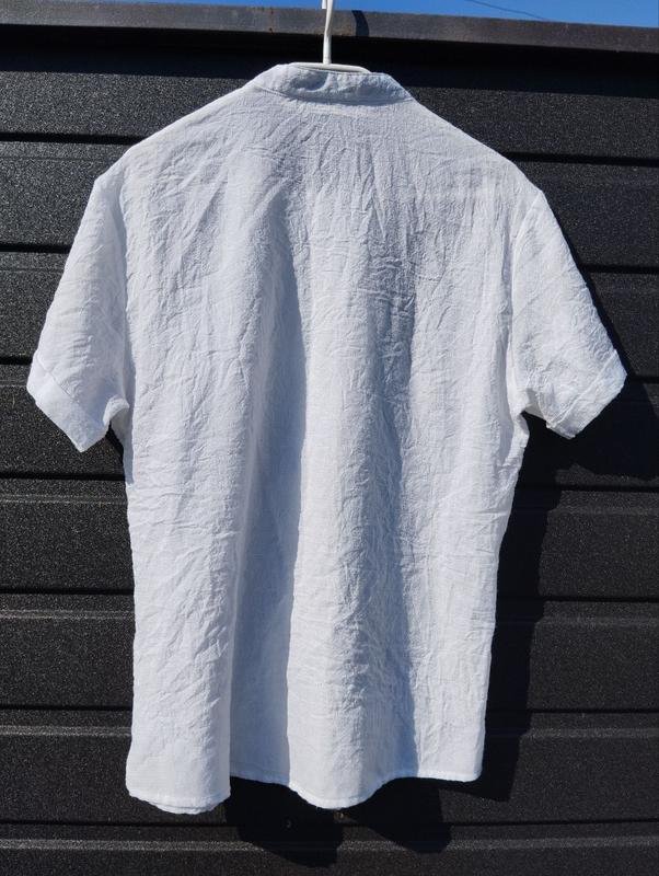 Мужская Blackstone Рубашка Белая Полиэстер 40 /L /