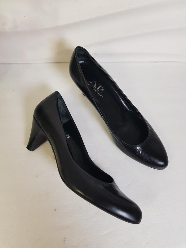 Femme Avant-Premiere Talons Noir Cuir 39