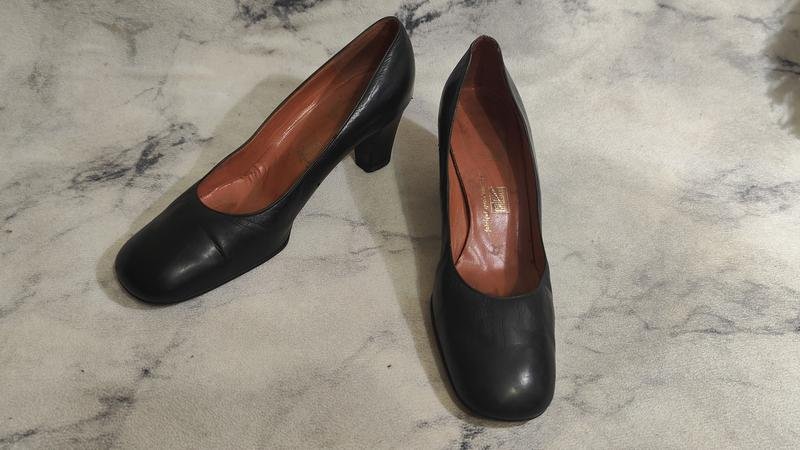 Donna Christian Dior Tacchi Nero Pelle 37