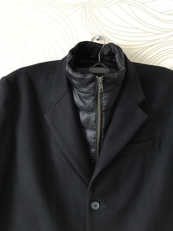 Мужской Barutti Пальто Тёмно-синий Шерсть 52 / 6XL