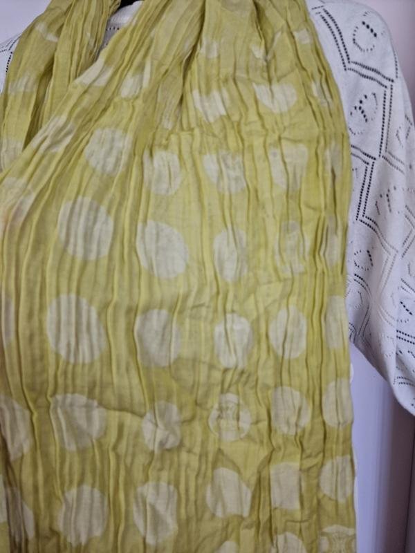 Женский Celine Шарф Белый Хлопок