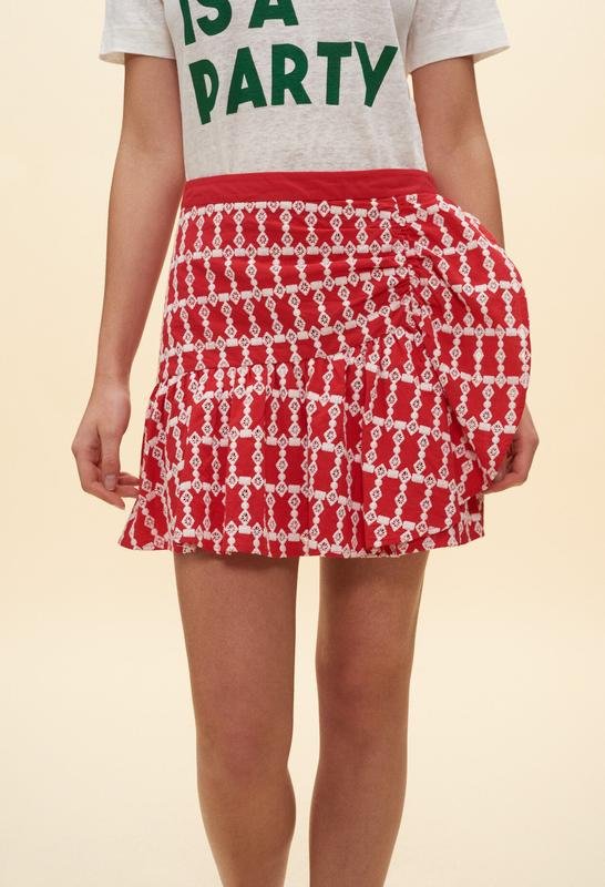 Women Claudie Pierlot Skirt White Cotton 36 / S /