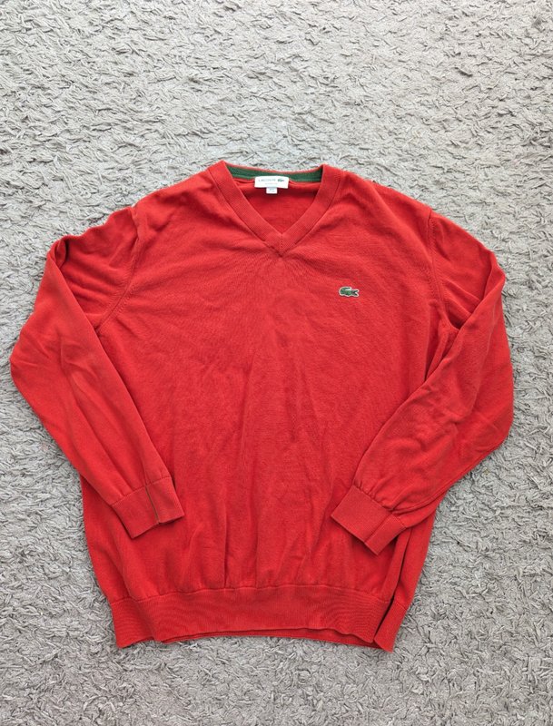 Homme Lacoste Pull Corail M
