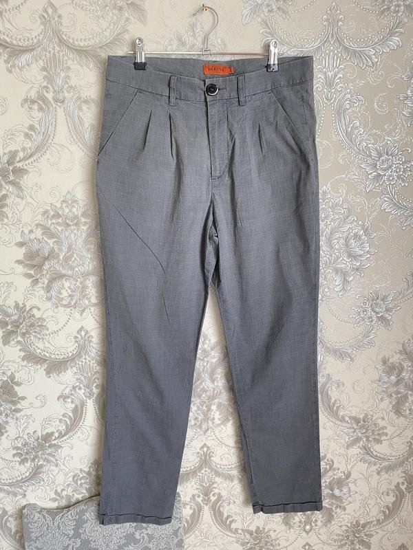 Homme Barena Venezia Pantalons Gris Coton 30 / S /