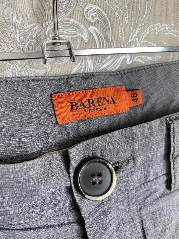 Homme Barena Venezia Pantalons Gris Coton 30 / S /