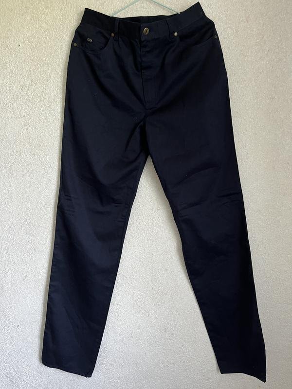Homme Lacoste Pantalon Bleu Marine Coton 31 / M /