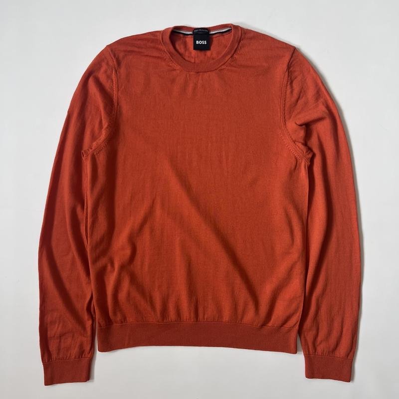 Homme Boss Pull Orange Laine 36 / S / 44