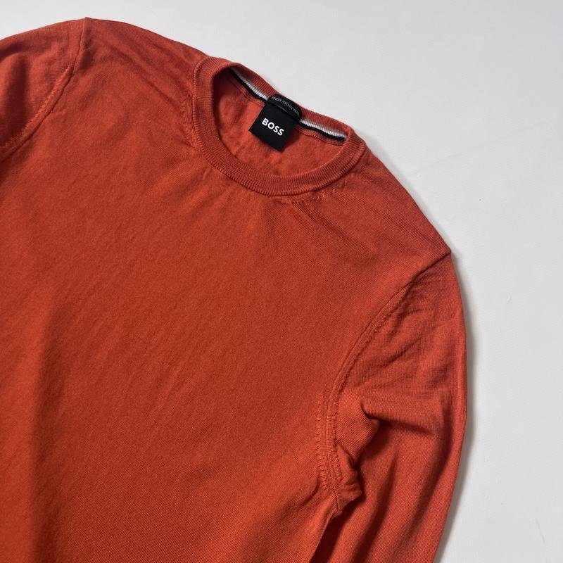 Homme Boss Pull Orange Laine 36 / S / 44